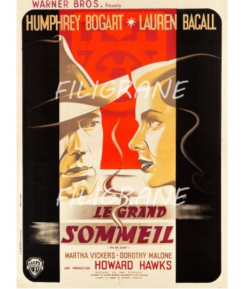 LE GRAND SOMMEIL FILM Rpvy-POSTER/REPRODUCTION d1 AFFICHE VINTAGE s'inspire de l'anatomie humaine