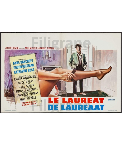 LE LAUREAT FILM Rrgd-POSTER/REPRODUCTION d1 AFFICHE VINTAGE français