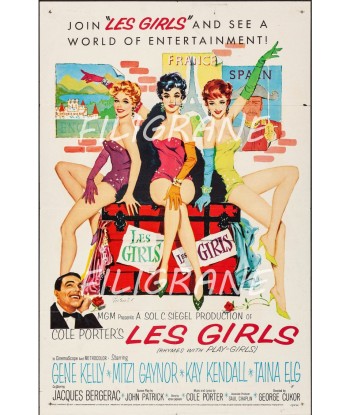 LES GIRLS FILM Rnrr-POSTER/REPRODUCTION d1 AFFICHE VINTAGE les ctes