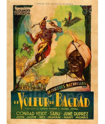 LE VOLEUR de BAGDAD FILM Rbfk-POSTER/REPRODUCTION d1 AFFICHE VINTAGE votre