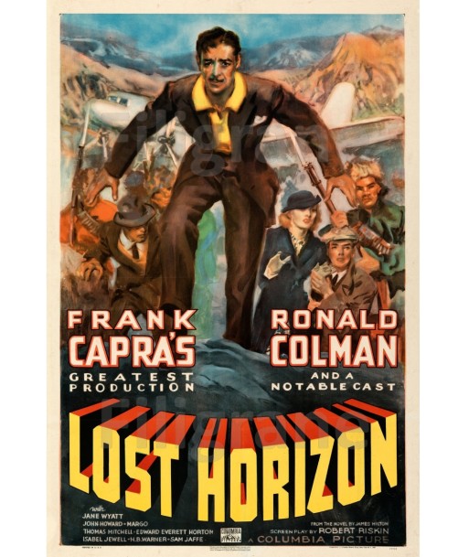 LOST HORIZON FILM Rckm-POSTER/REPRODUCTION d1 AFFICHE VINTAGE paiement sécurisé