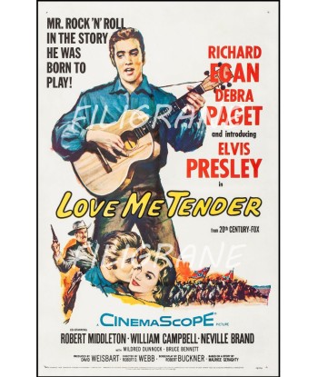 LOVE ME TENDER FILM Ryns-POSTER/REPRODUCTION d1 AFFICHE VINTAGE le concept de la Pate a emporter 