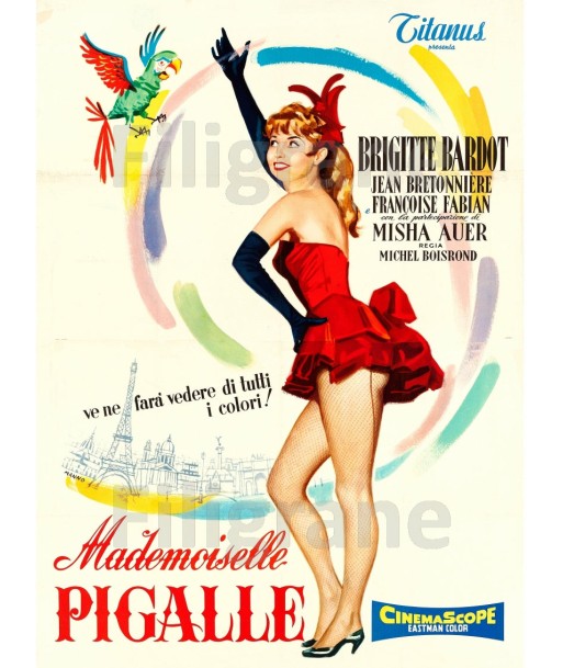 MADEMOISELLE PIGALLE FILM Rbhg-POSTER/REPRODUCTION d1 AFFICHE VINTAGE s'inspire de l'anatomie humaine