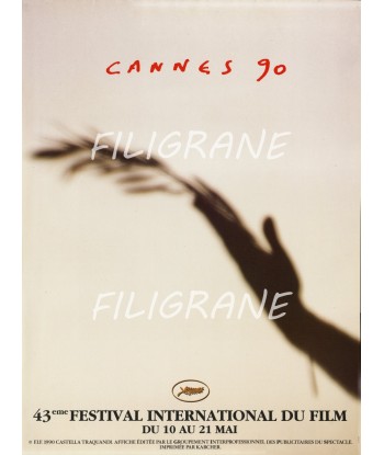 FESTIVAL de CANNES 1990 - BELLE AFFICHE ORIGINALE 60x80cm Etat Neuf des créatures d'habitude